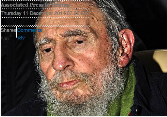 Aged Fidel Castro